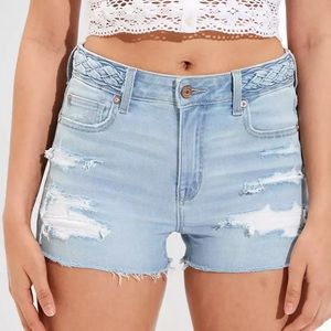 AE Ne(x)t Level High-Waisted Denim Short Short